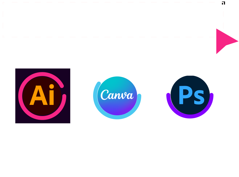 Adobe Illustrator, Canva, Adobe Photoshop